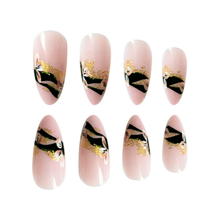 Elegant Floral Nail Art Extensions Bowlift 1787913882