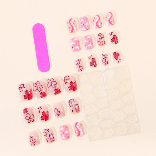 Artistic Floral Nail Art Kit Bowlift