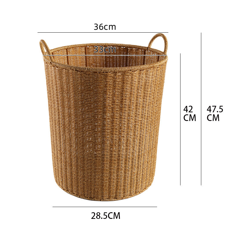 Unisex Large Storage Basket with Sturdy Carrying Handles Bowlift