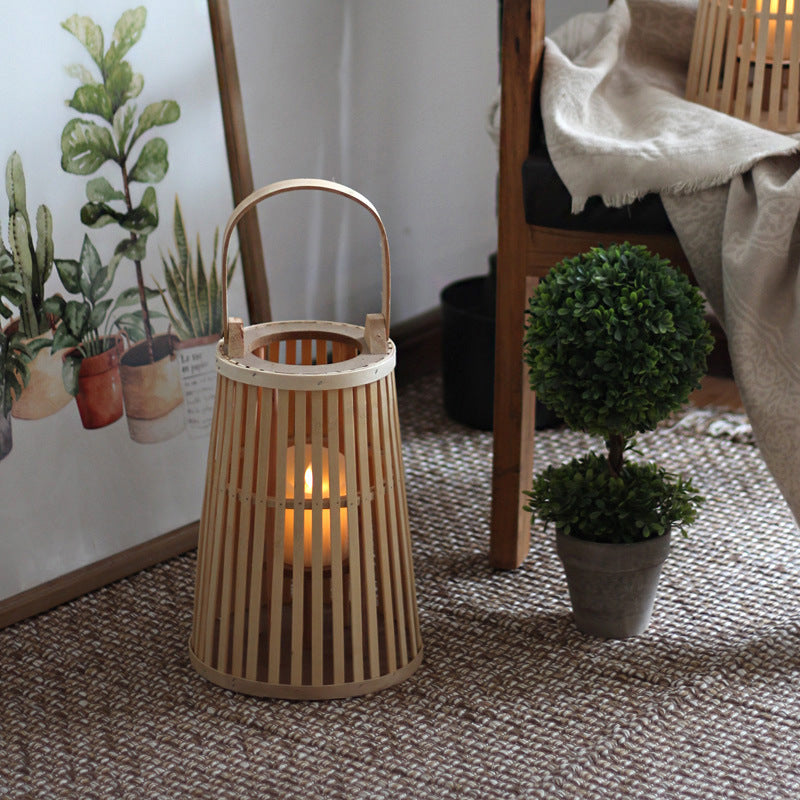 Decorative Wooden Lantern Bowlift