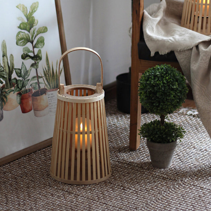 Decorative Wooden Lantern Bowlift