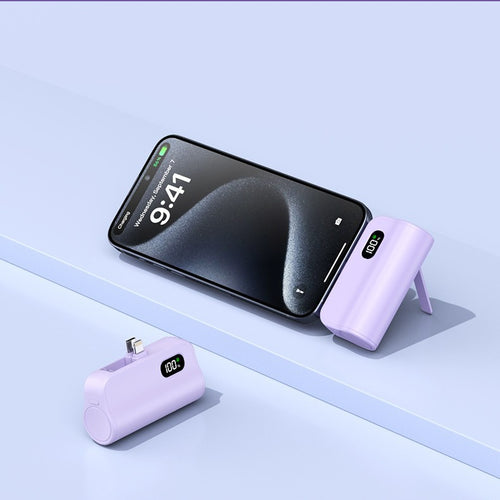 Foldable Powerbank with Digital Charging Display Bowlift
