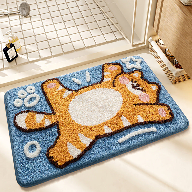 Cute Cat-Themed Bath Mat Bowlift