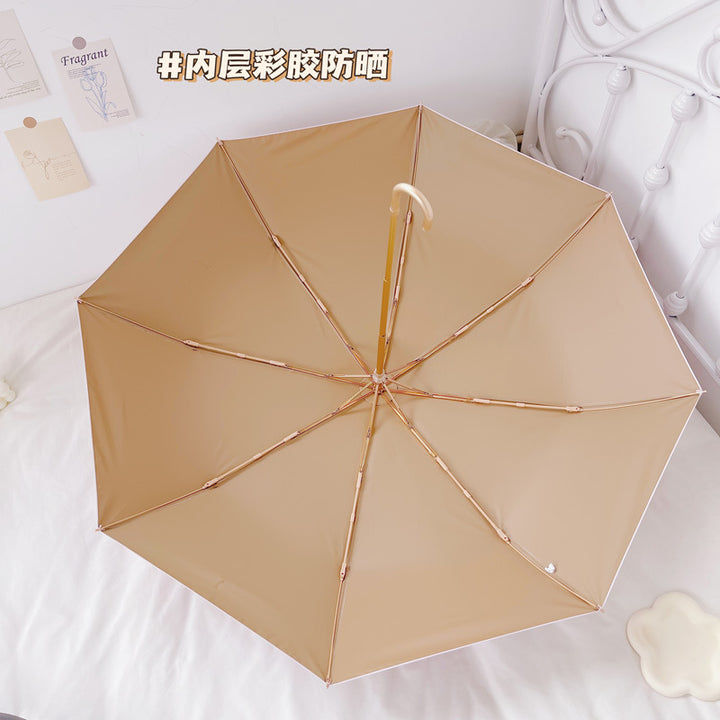 Ladies elegant and creative folding umbrella with heart design Bowlift