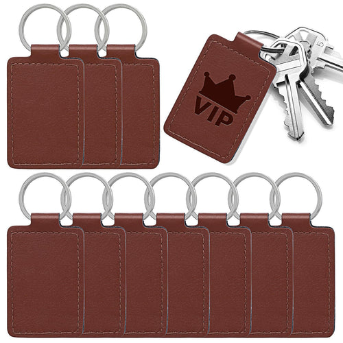 Unisex keychain made of high-quality synthetic leather with custom label Bowlift