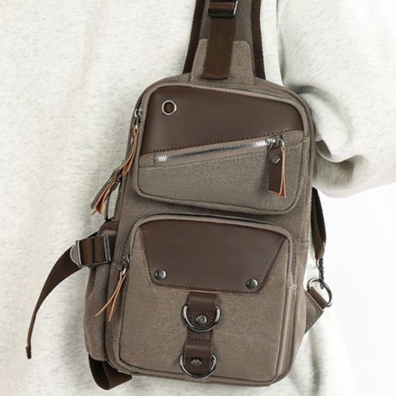 Casual Multi-Pocket Sling Bag Bowlift