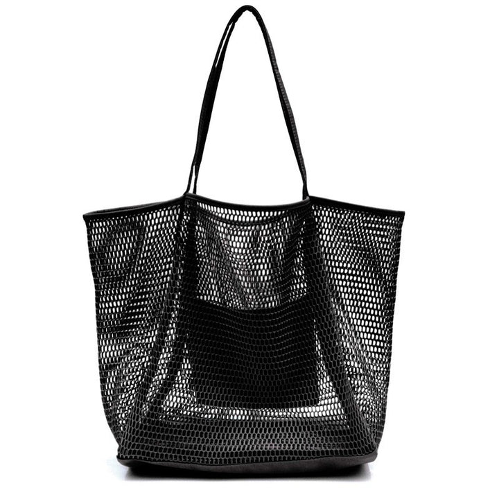 Beach bag in airy mesh design Bowlift