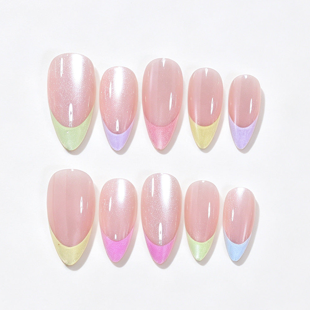 Gradient Nail Art Design Bowlift