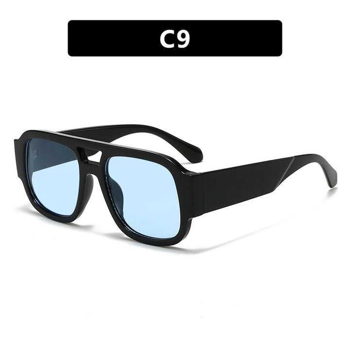 Ladies modern sunglasses in elegant rectangular design Bowlift