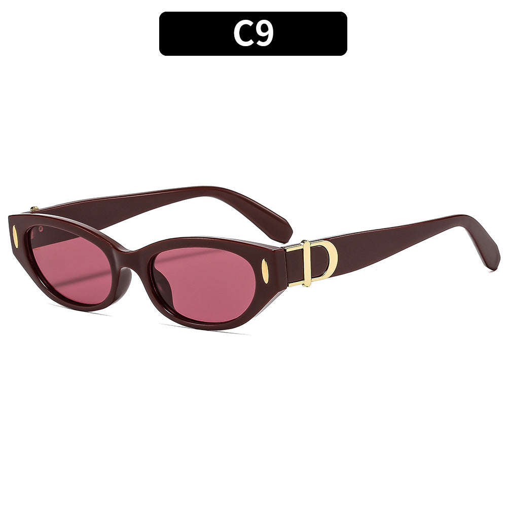 Stylish Vintage-Inspired Cat-Eye Sunglasses