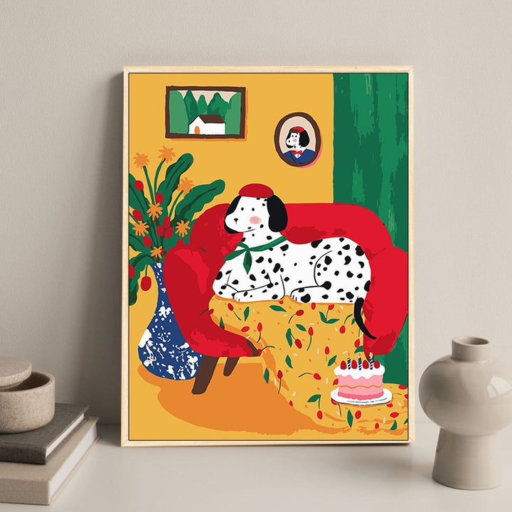 Cozy Floral-Themed Home Decor Art Print Bowlift