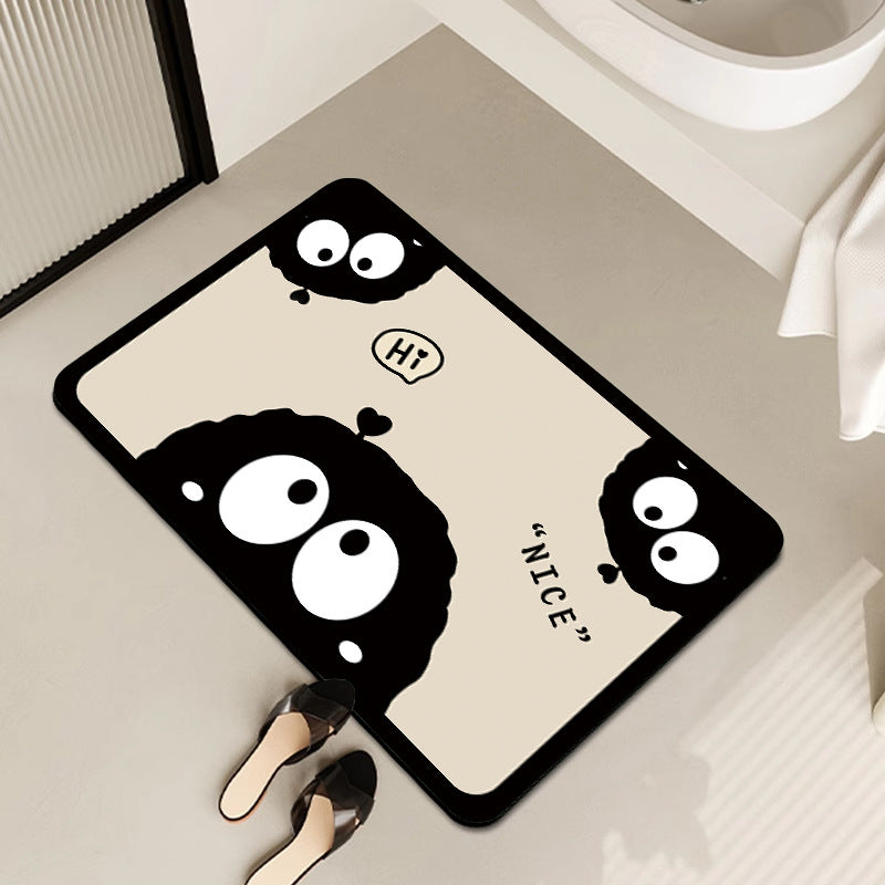 Decorative Bathroom Mat Bowlift