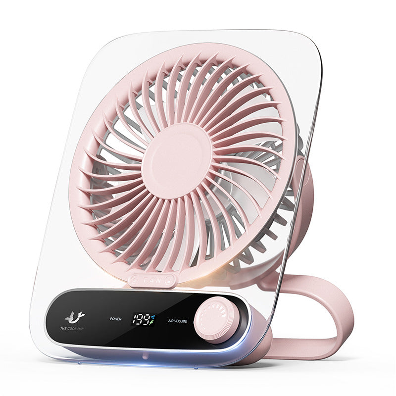 Ladies Portable Fan with LED Display Bowlift