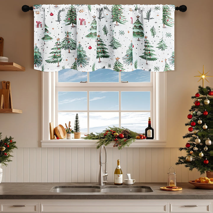 Festive Holiday Window Treatment