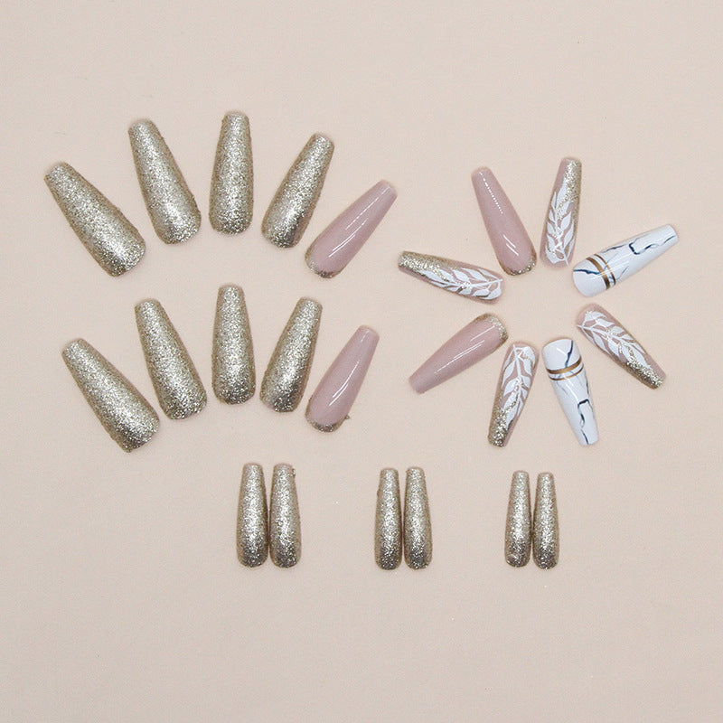 Decorative Glitter Nail Tips Bowlift