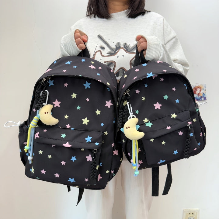 Cute Star-Patterned Backpack