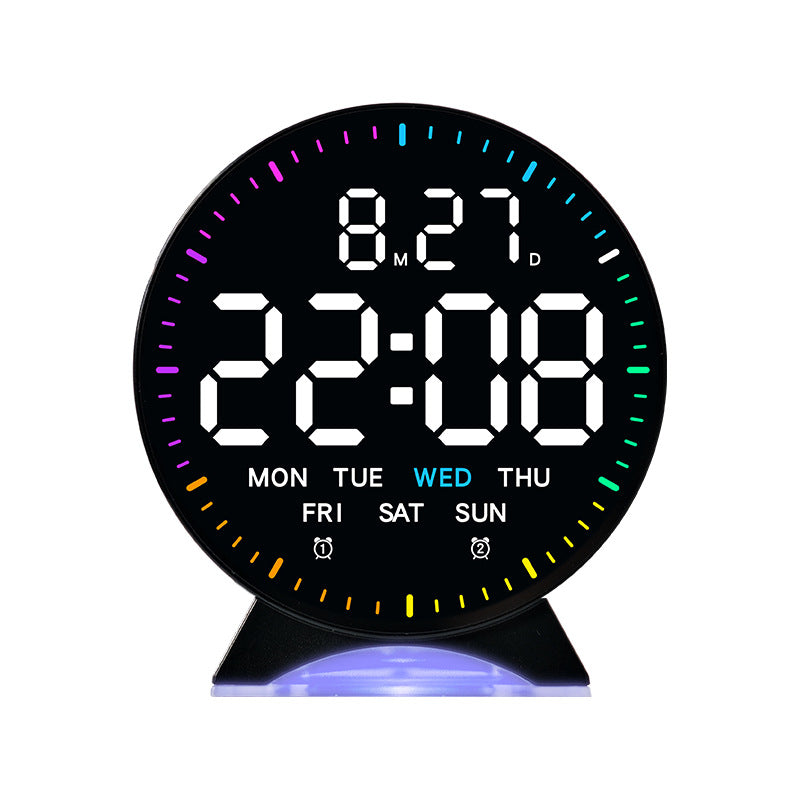Digital multifunction alarm clock with calendar and temperature display Bowlift