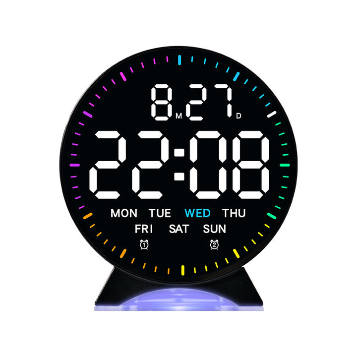 Digital multifunction alarm clock with calendar and temperature display Bowlift