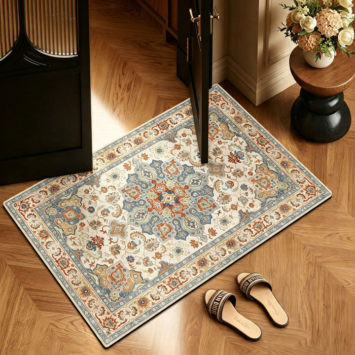 Elegant Vintage-Inspired Bath Mat Bowlift