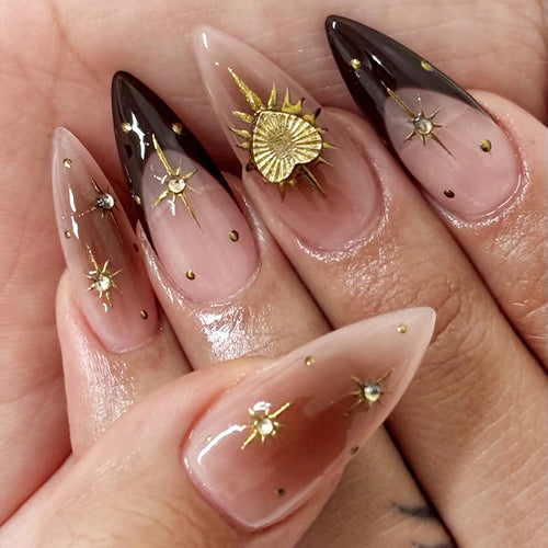 Luxury Themed Press-On Nail Set Bowlift