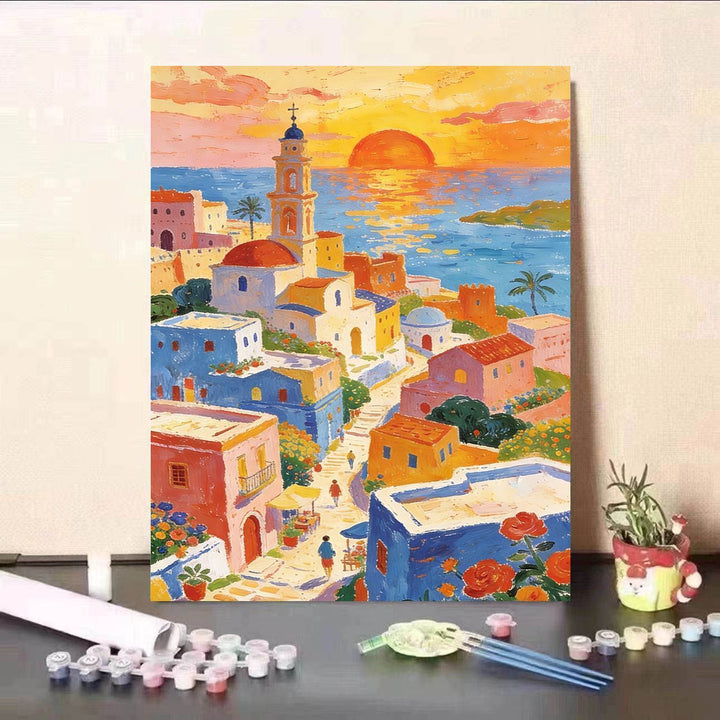 Scenic Sunset Canvas Art Bowlift