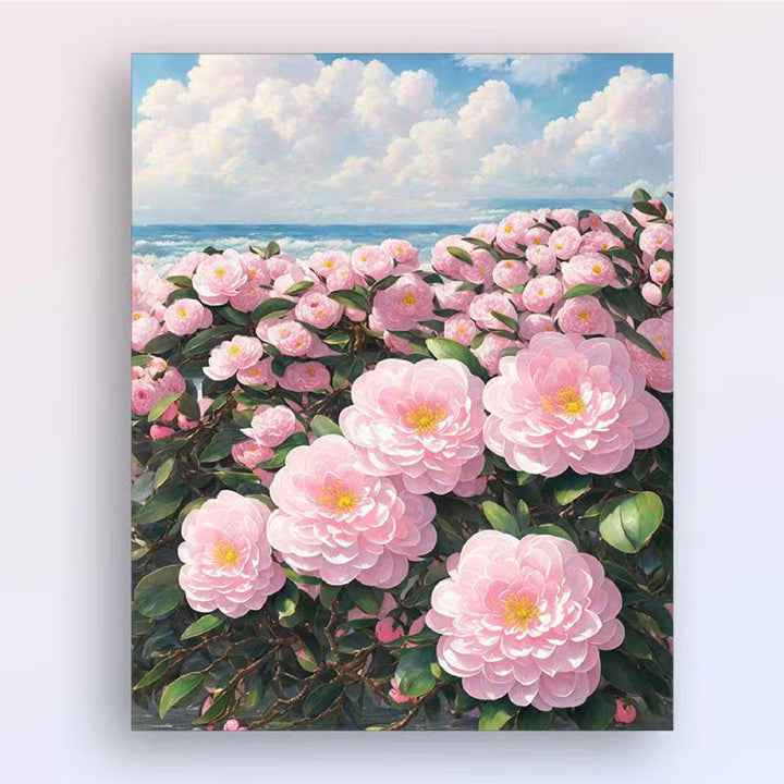 Floral Landscape Canvas Wall Art Bowlift