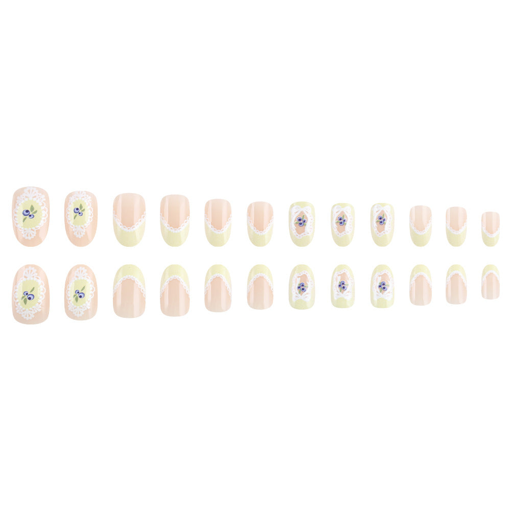 Elegant Press-On Nail Art Bowlift