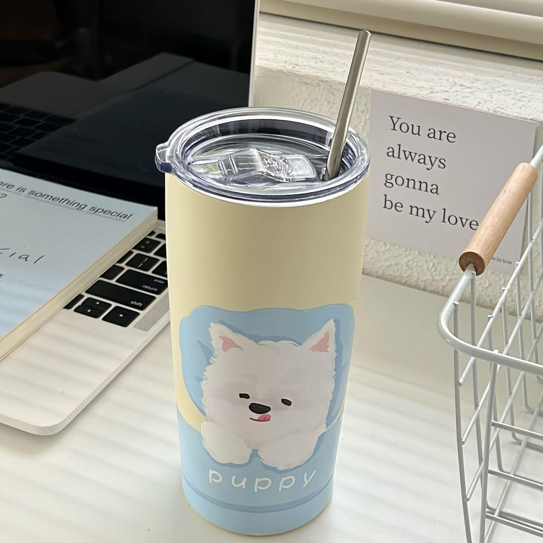 Ladies Insulated Mug with Funny Animal Design Bowlift