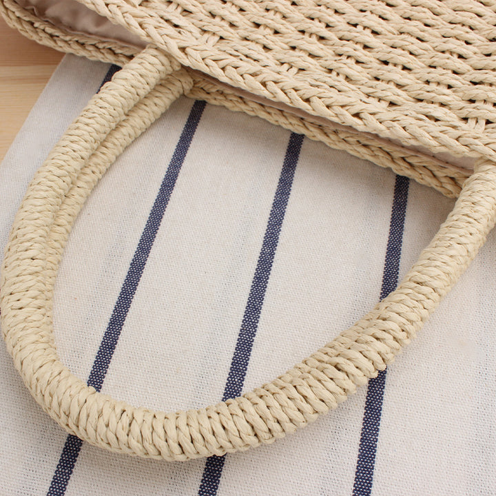 Basket bag with handcrafted weave Bowlift