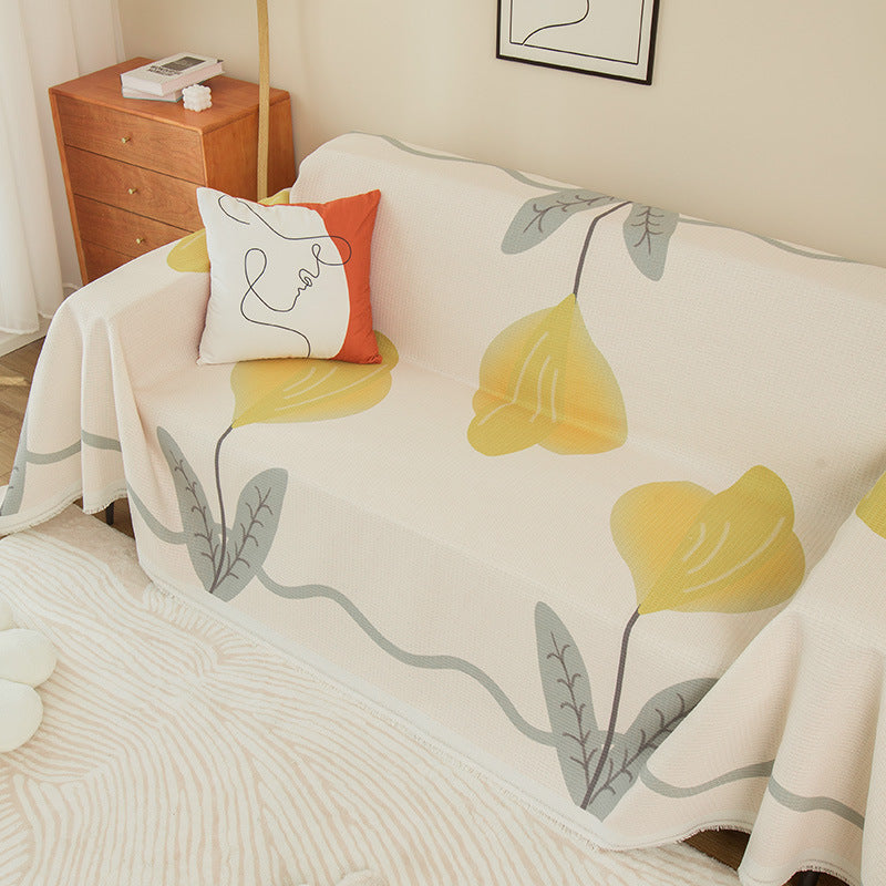 Premium Textured Sofa Throw Cover