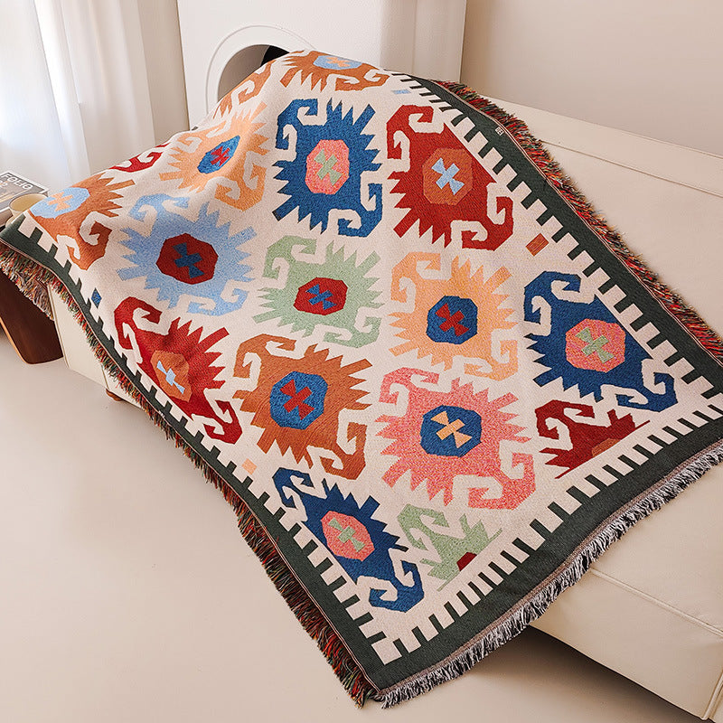 Artistic Cat-Themed Throw Blanket