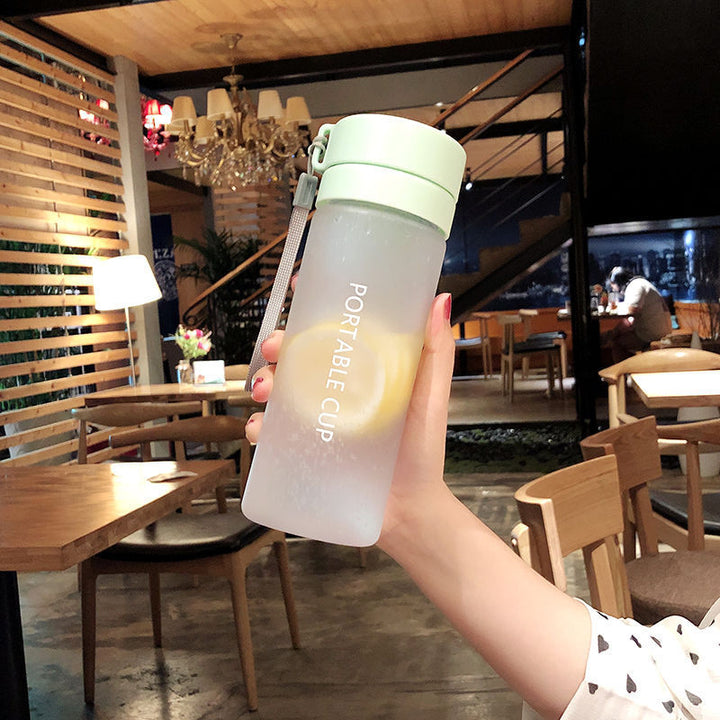 Ladies stylish glass drinking bottle Bowlift