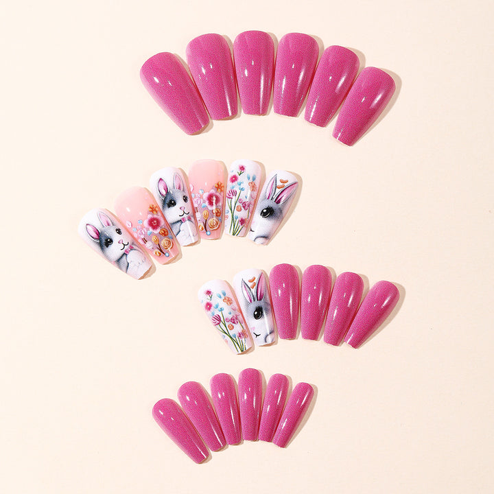 Whimsical Bunny Nail Art Kit Bowlift