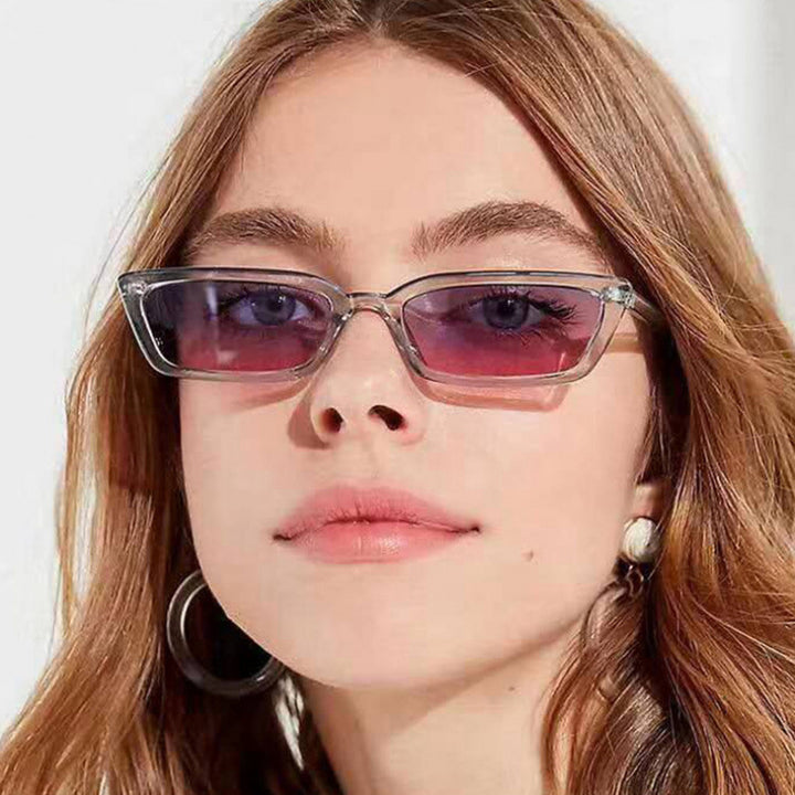Women's Minimalist Rectangular Sunglasses Bowlift