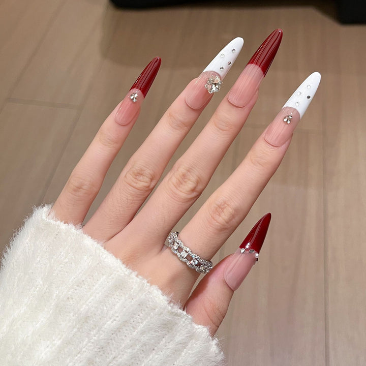 Luxury Stiletto Press-On Nail Design Bowlift