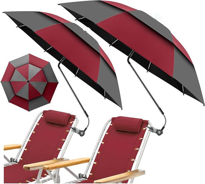 Women Adjustable Parasol with Clip-Mount Bowlift