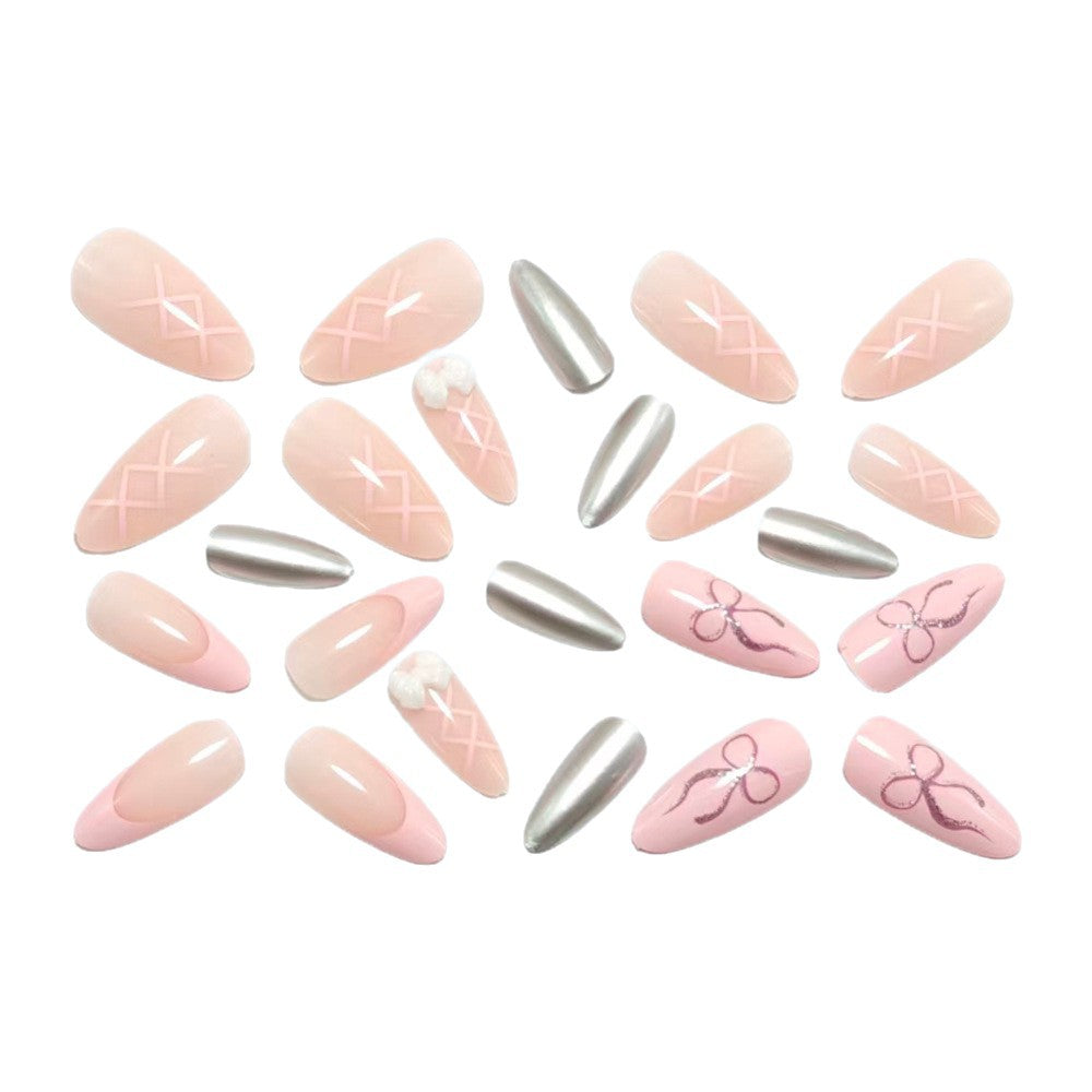 Nail art with refined bow designs Bowlift