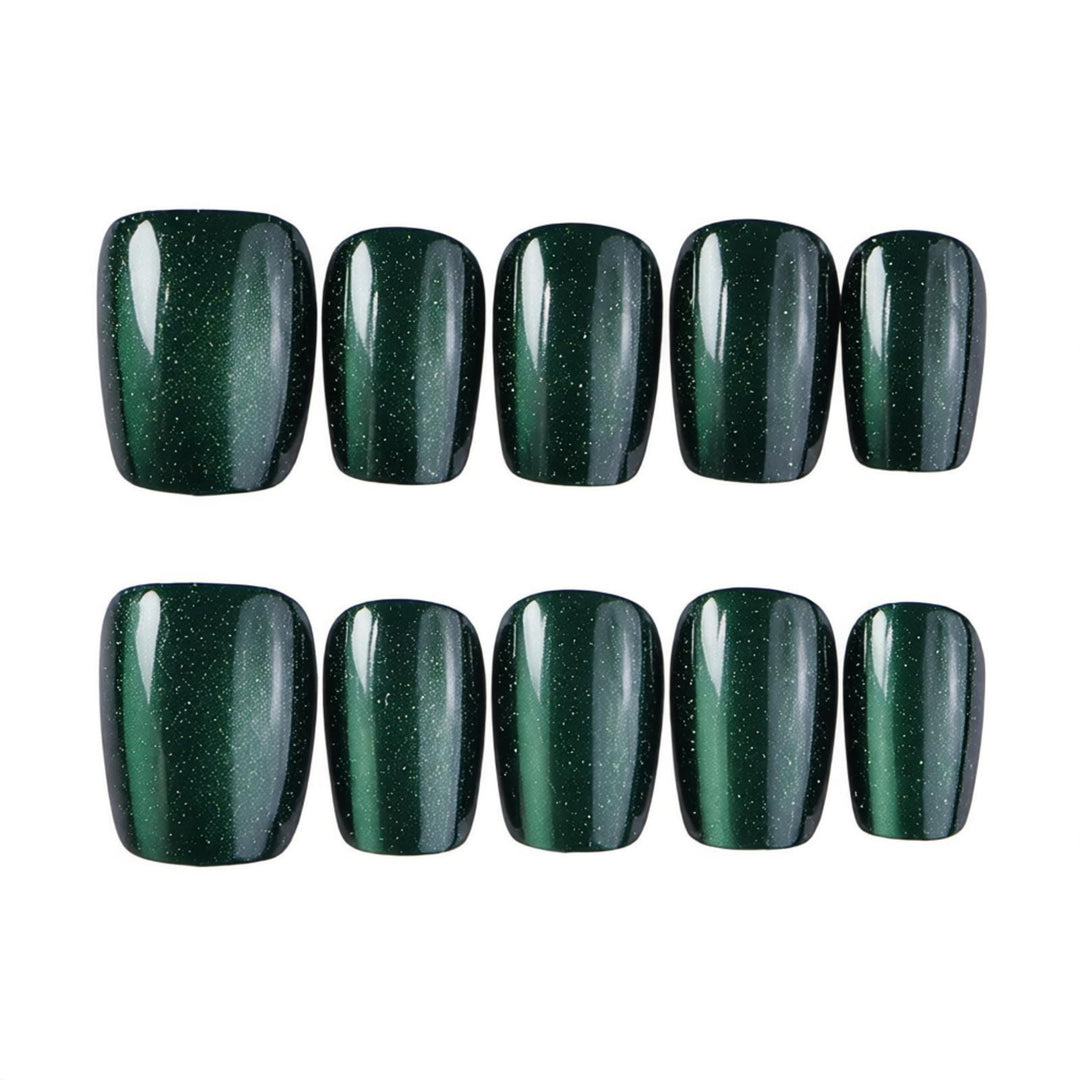 Elegant Shimmering Press-On Nail Art Bowlift