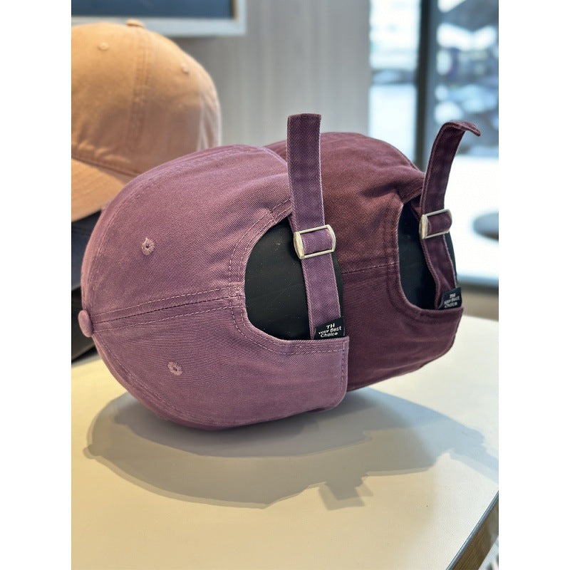 Women's Adjustable Cotton Baseball Cap Bowlift