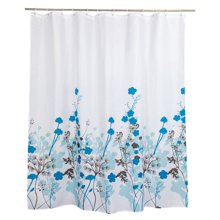 Mosaic-Patterned Shower Curtain Bowlift