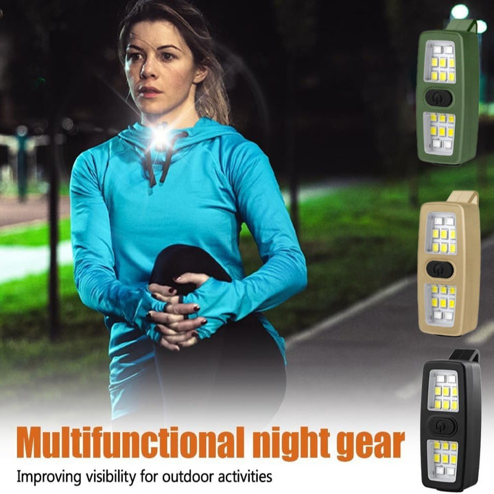 Rechargeable high-output bicycle rear light with dual-array LEDs and silicone mount Bowlift