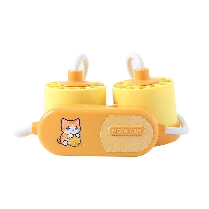 Unisex Portable Neck Fan with Flexibly Adjustable Fan Arms Bowlift