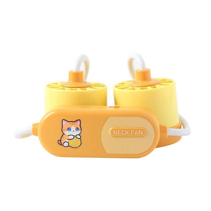 Unisex Portable Neck Fan with Flexibly Adjustable Fan Arms Bowlift