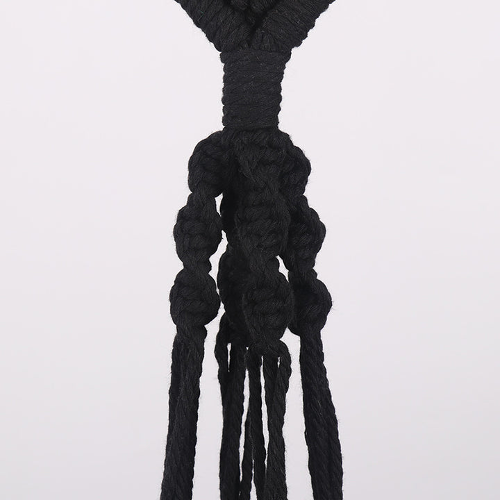 Macrame Plant Hanger with Decorative Design Bowlift