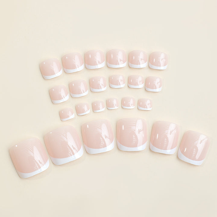 Premium Press-On Nail Kit with Elegant Design Bowlift