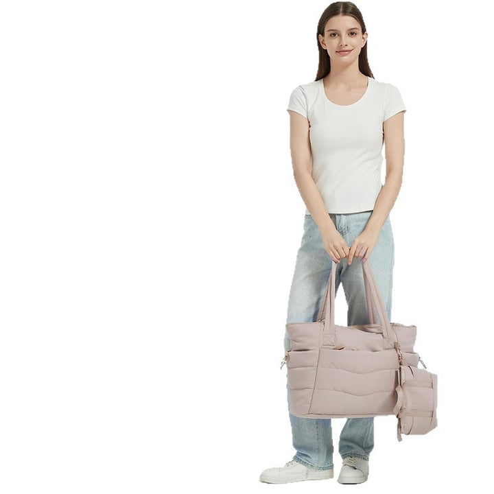 Padded everyday bag with removable inner pouch Bowlift