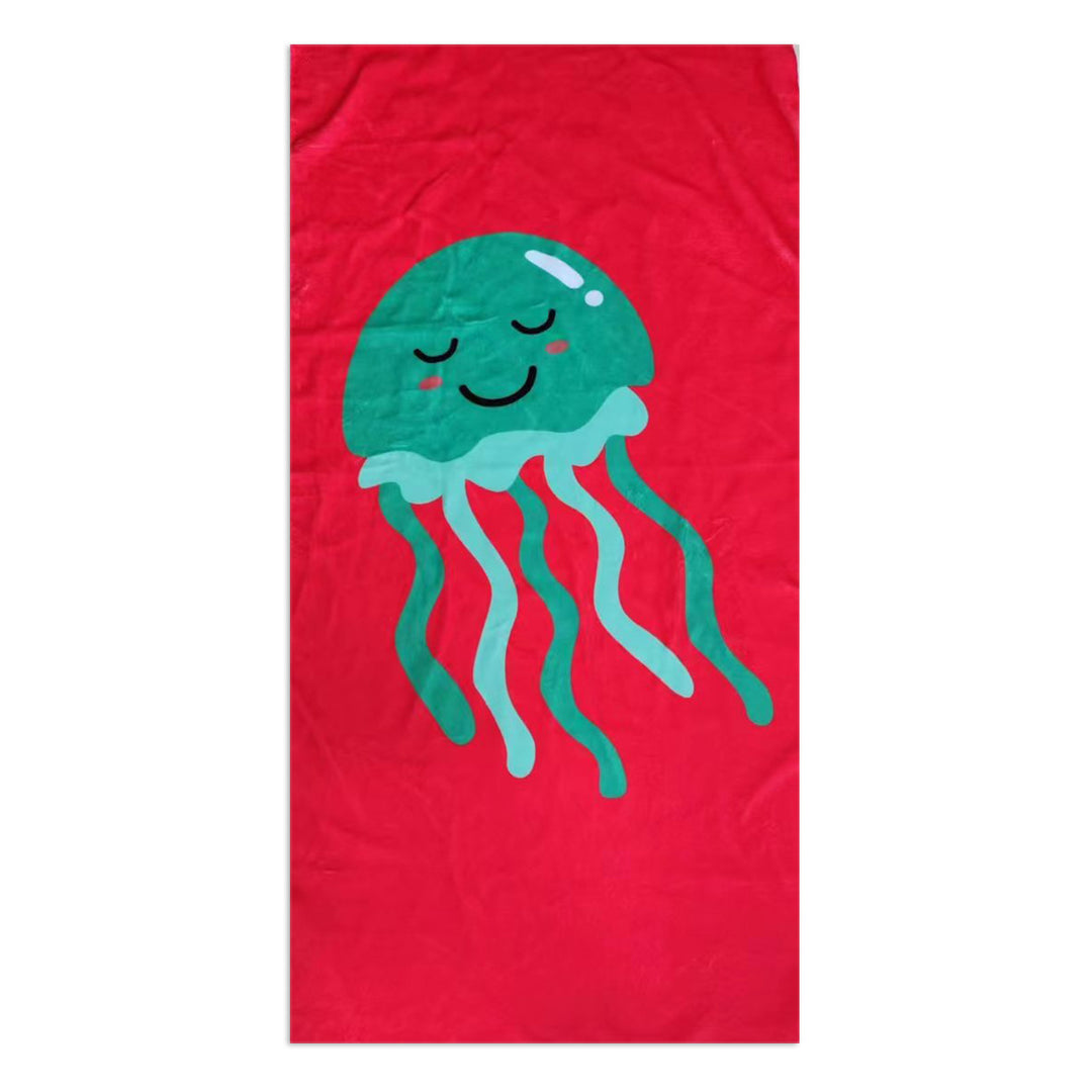 Beach towel with stylish palm motif Bowlift