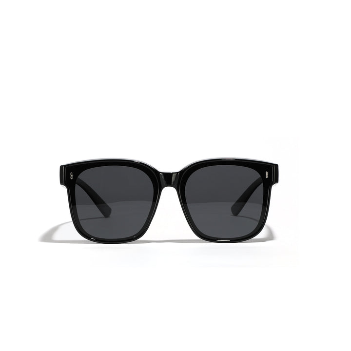 Women's square sunglasses with modern, glossy frame and UV protection Bowlift