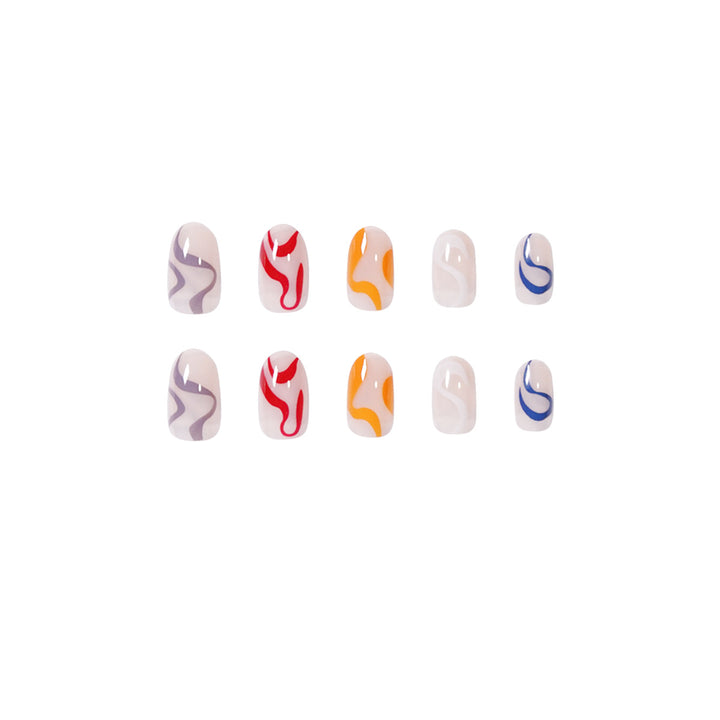 Artistic Nail Art with Abstract Designs Bowlift