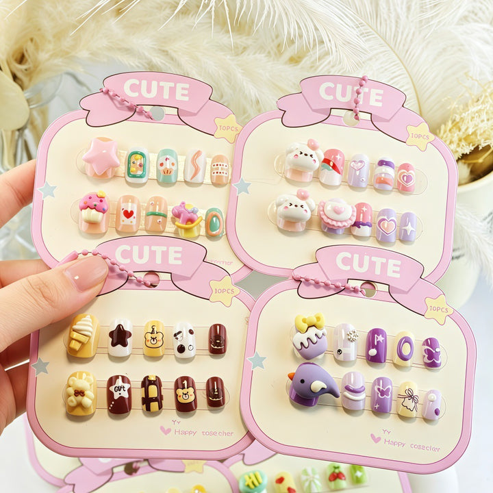 Creative Nail Art Set with Tropical Designs Bowlift